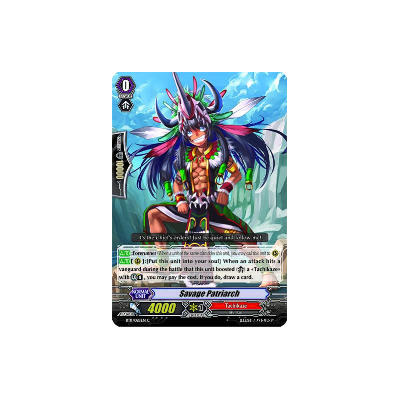 Vanguard_TCG_card_BT11_083EN_C_Savage_Patriarch_Seal_Dragons_Unleashed
