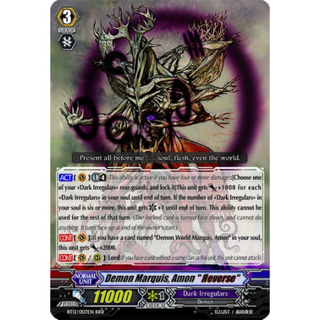 Vanguard_TCG_card_BT12_007EN_RRR_Demon_Marquis_Amon_Яeverse_Binding_Force_of_the_Black_Rings