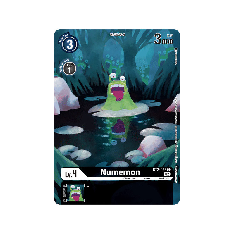 Digimon_TCG_BT2-056_AA_Numemon_Alternative_Art_Ultimate_Power_Card_Game
