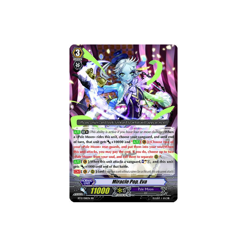 Vanguard_TCG_card_BT12_018EN_RR_Miracle_Pop_Eva_Binding_Force_of_the_Black_Rings