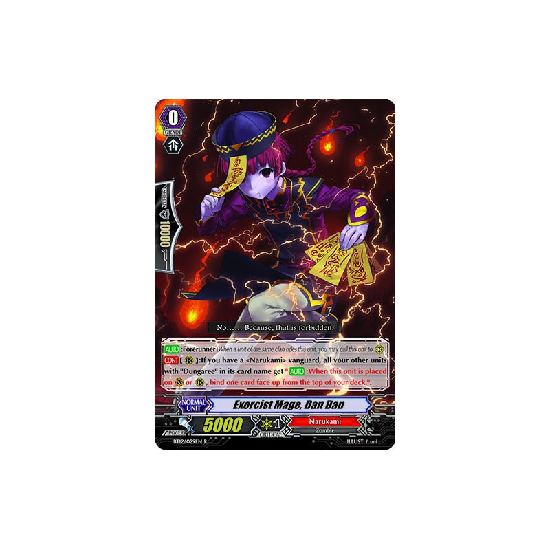 Vanguard_TCG_card_BT12_029EN_R_Exorcist_Mage_Dan_Dan_Binding_Force_of_the_Black_Rings
