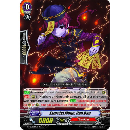 Vanguard_TCG_card_BT12_029EN_R_Exorcist_Mage_Dan_Dan_Binding_Force_of_the_Black_Rings