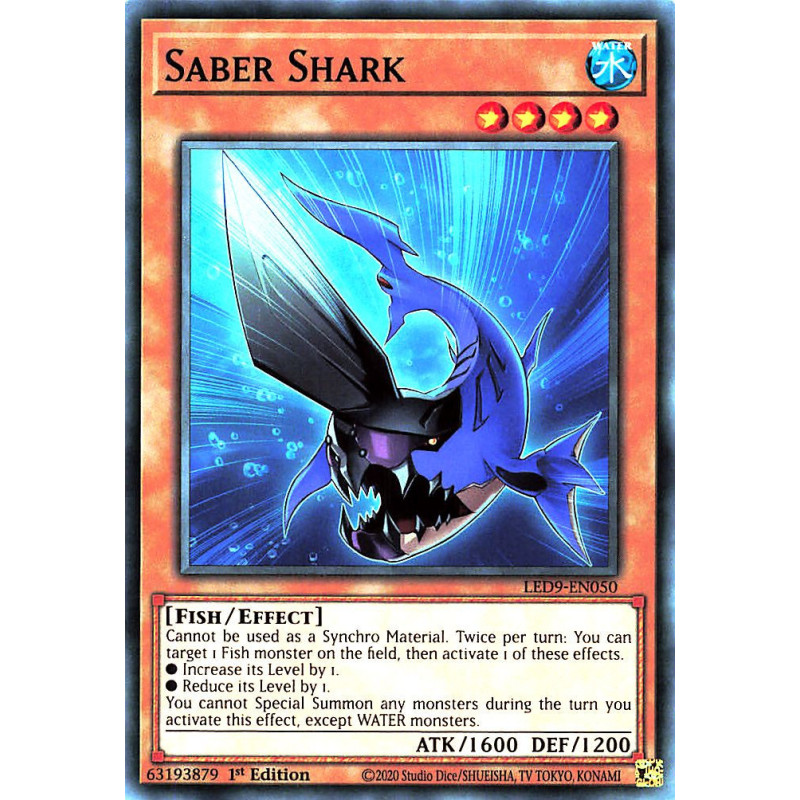 yu-gi-oh-tcg-led9-en050-c-saber-shark-legendary-duelists-duels-from-the-deep