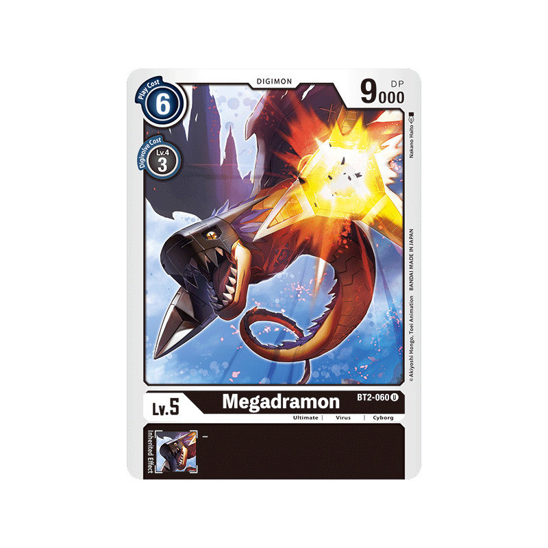 Digimon_TCG_BT2-060_Megadramon_Uncommon_Ultimate_Power_Card_Game