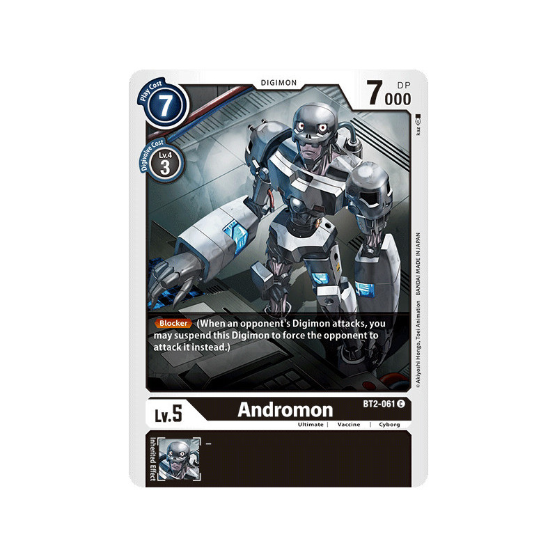 Digimon_TCG_BT2-061_Andromon_Common_Ultimate_Power_Card_Game