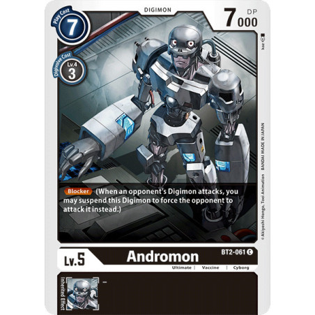 Digimon_TCG_BT2-061_Andromon_Common_Ultimate_Power_Card_Game