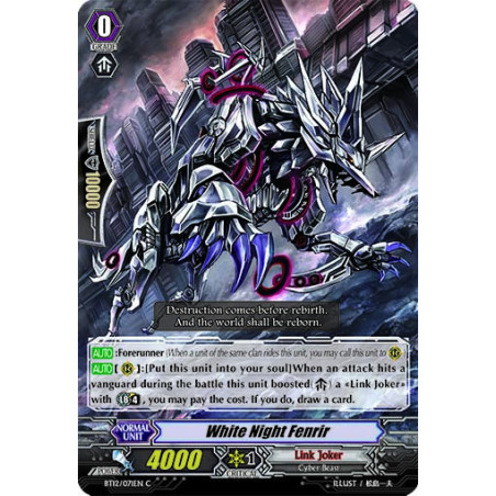 Vanguard_TCG_card_BT12_071EN_C_White_Night_Fenrir_Binding_Force_of_the_Black_Rings