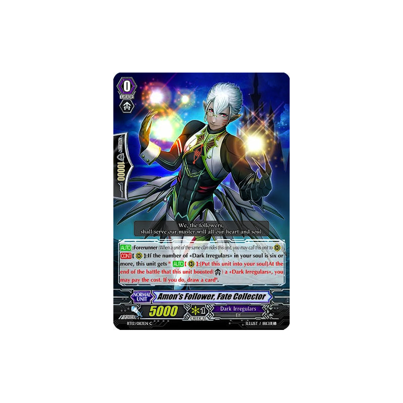 Vanguard_TCG_card_BT12_083EN_C_Amon_s_Follower_Fate_Collector_Binding_Force_of_the_Black_Rings