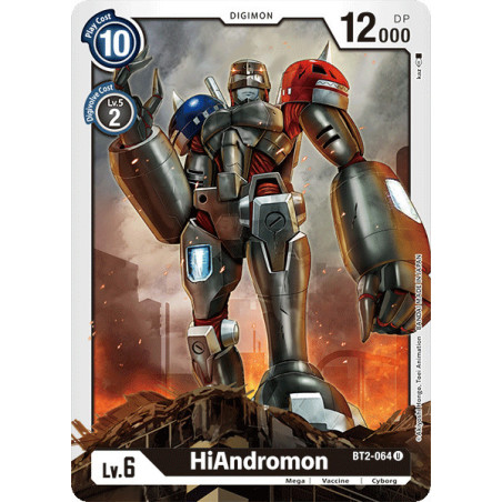 Digimon_TCG_BT2-064_HiAndromon_Uncommon_Ultimate_Power_Card_Game