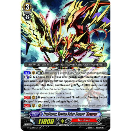 Vanguard_TCG_card_BT12_S03EN_SP_Eradicator_Vowing_Saber_Dragon_Яeverse_Binding_Force_of_the_Black_Rings