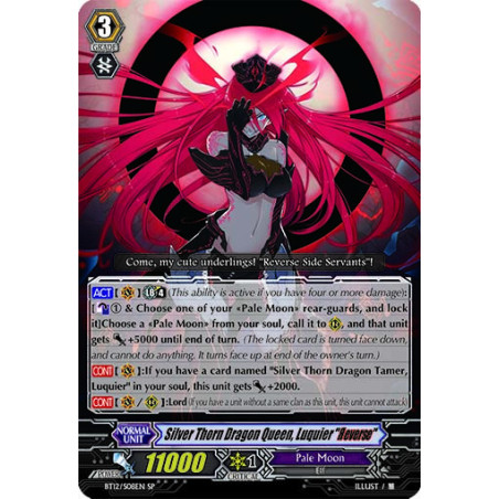 Vanguard_TCG_card_BT12_S08EN_SP_Silver_Thorn_Dragon_Queen_Luquier_Яeverse_Binding_Force_of_the_Black_Rings