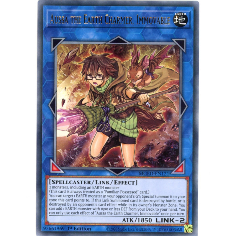 yu-gi-oh-tcg-mged-en121-gr-aussa-the-earth-charmer-immovable-maximum-gold-el-dorado