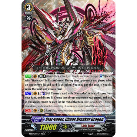 Vanguard_TCG_card_BT13_007EN_RRR_Star-vader_Chaos_Breaker_Dragon_Catastrophic_Outbreak