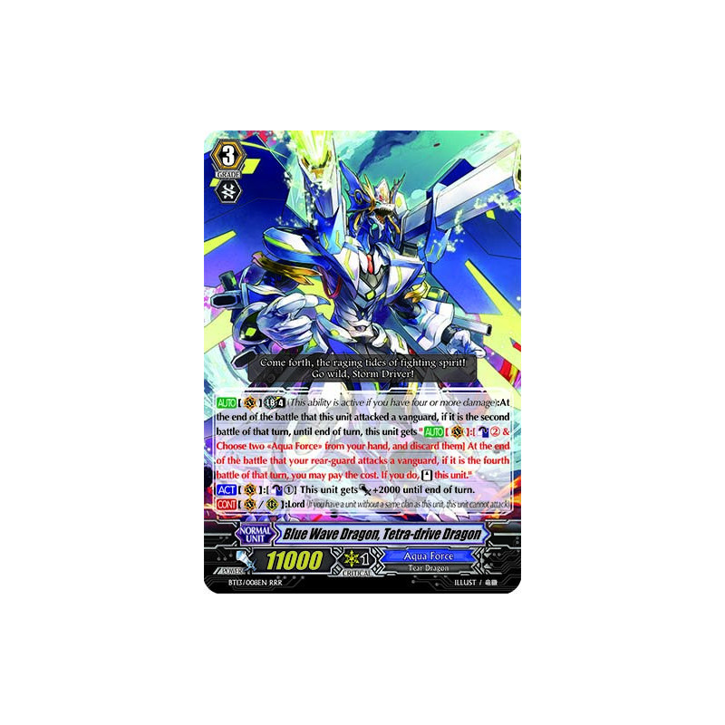 Vanguard_TCG_card_BT13_008EN_RRR_Blue_Wave_Dragon_Tetra-drive_Dragon_Catastrophic_Outbreak