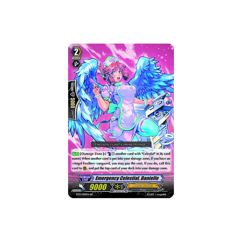 Vanguard_TCG_card_BT13_009EN_RR_Emergency_Celestial_Danielle_Catastrophic_Outbreak