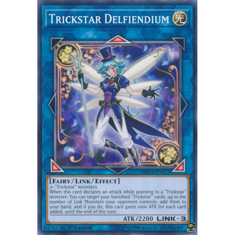 yu-gi-oh-tcg-mp19-en023-c-trickstar-delfiendium-2019-gold-sarcophagus-tin-mega-pack