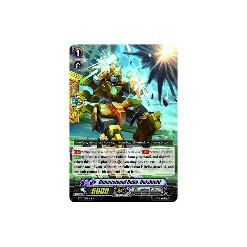 Vanguard_TCG_card_BT13_014EN_RR_Dimensional_Robo_Daishield_Catastrophic_Outbreak