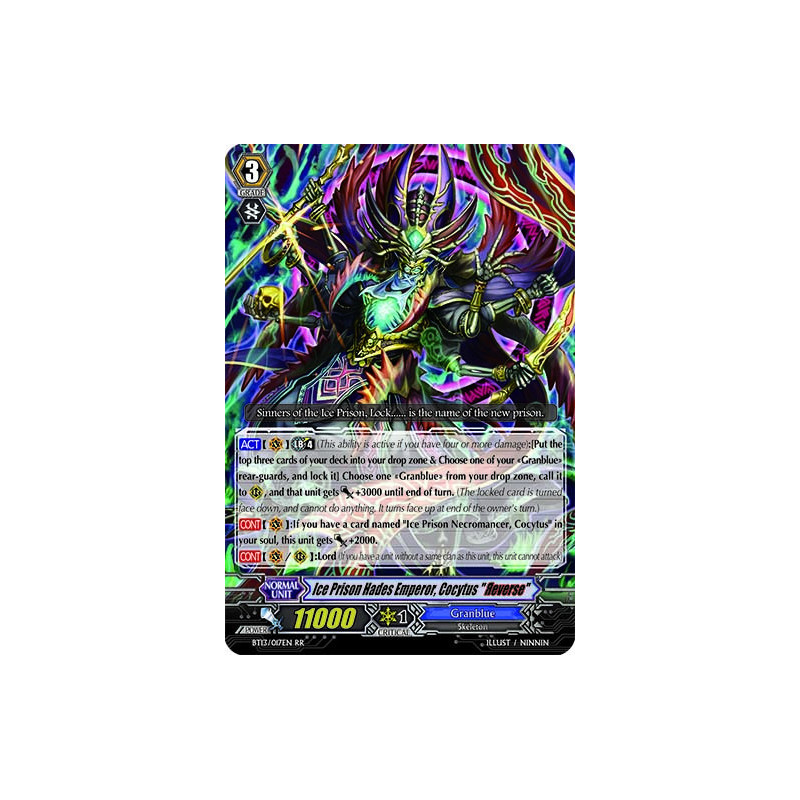 Vanguard_TCG_card_BT13_017EN_RR_Ice_Prison_Hades_Emperor_Cocytus_Яeverse_Catastrophic_Outbreak