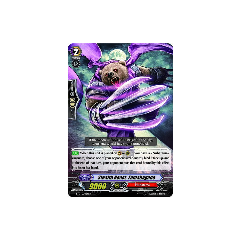 Vanguard_TCG_card_BT13_024EN_R_Stealth_Beast_Tamahagane_Catastrophic_Outbreak