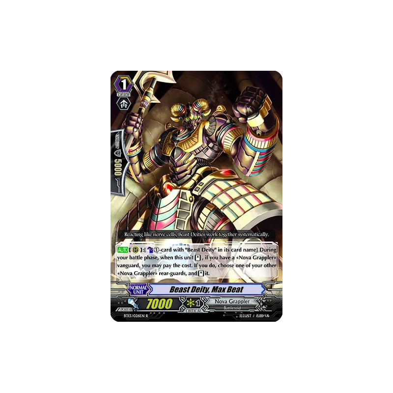 Vanguard_TCG_card_BT13_026EN_R_Beast_Deity_Max_Beat_Catastrophic_Outbreak