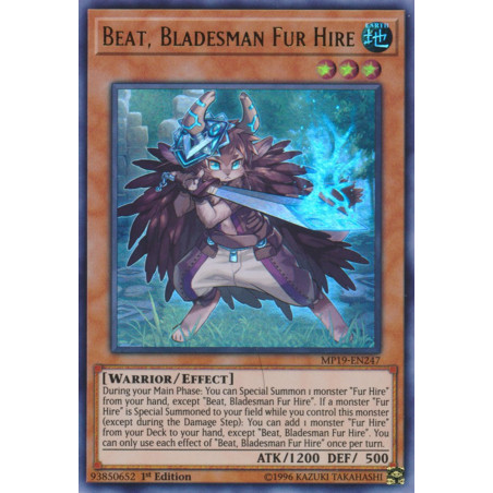 yu-gi-oh-tcg-mp19-en247-ur-beat-bladesman-fur-hire-2019-gold-sarcophagus-tin-mega-pack