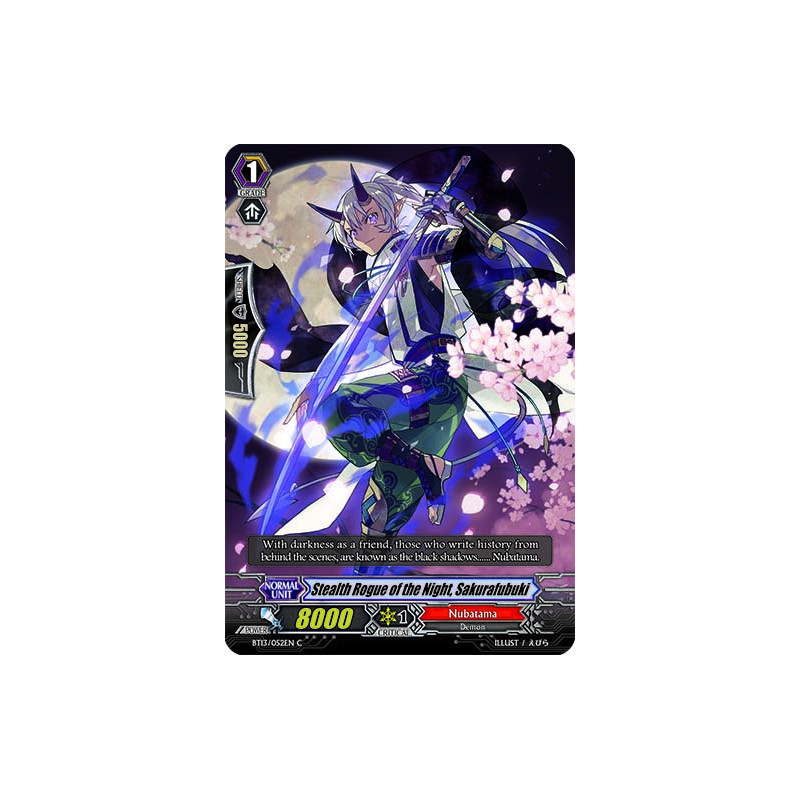 Vanguard_TCG_card_BT13_052EN_C_Stealth_Rogue_of_the_Night_Sakurafubuki_Catastrophic_Outbreak