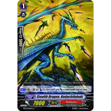 Vanguard_TCG_card_BT13_054EN_C_Stealth_Dragon_Kodachifubuki_Catastrophic_Outbreak