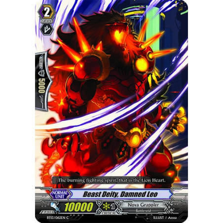Vanguard_TCG_card_BT13_062EN_C_Beast_Deity_Damned_Leo_Catastrophic_Outbreak