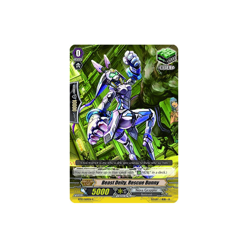 Vanguard_TCG_card_BT13_069EN_C_Beast_Deity_Rescue_Bunny_Catastrophic_Outbreak