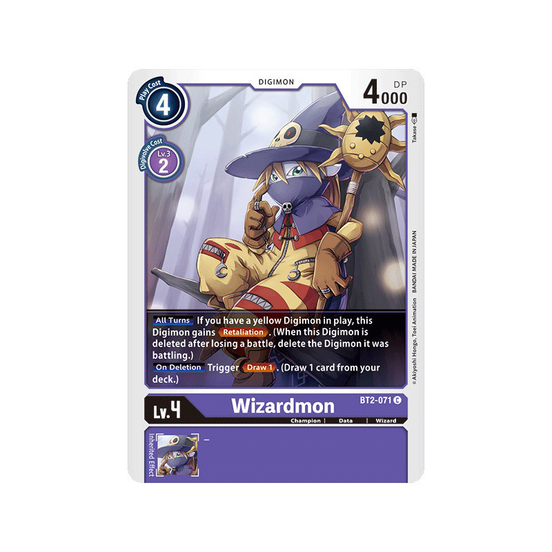Digimon_TCG_BT2-071_Wizardmon_Common_Ultimate_Power_Card_Game