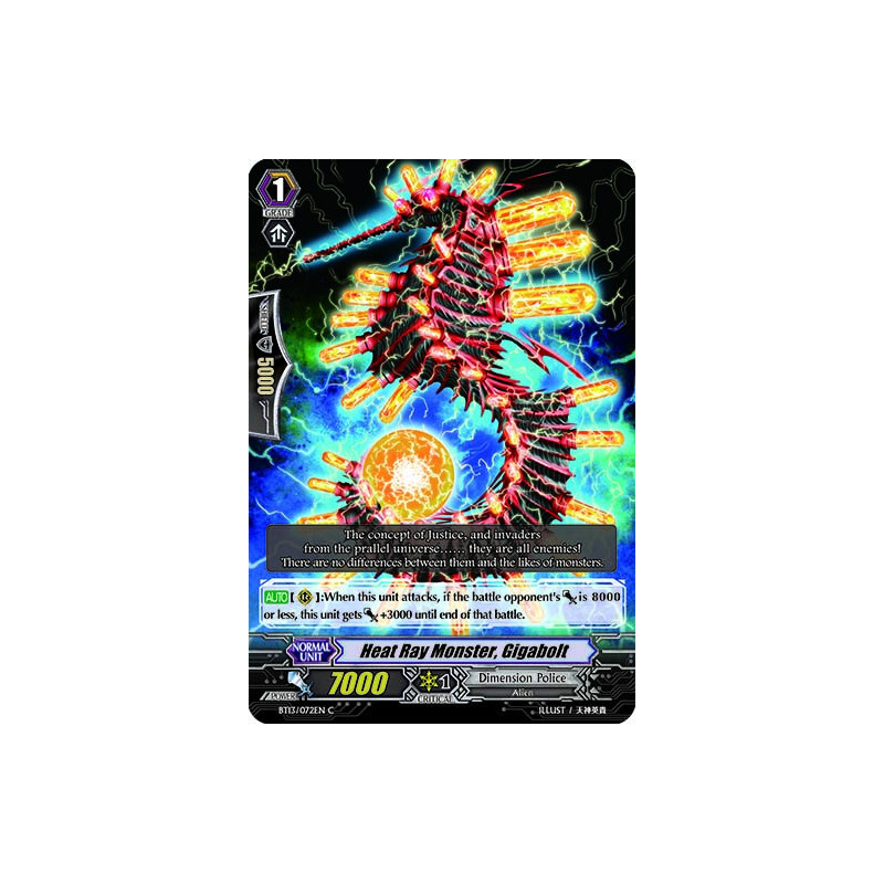 Vanguard_TCG_card_BT13_072EN_C_Heat_Ray_Monster_Gigabolt_Catastrophic_Outbreak