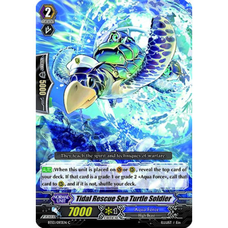Vanguard_TCG_card_BT13_093EN_C_Tidal_Rescue_Sea_Turtle_Soldier_Catastrophic_Outbreak