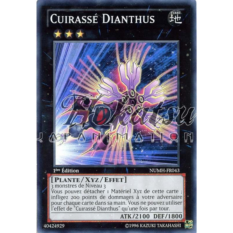yu-gi-oh-tcg-numh-fr043-sr-cuirasse-dianthus-chasseurs-de-numeros