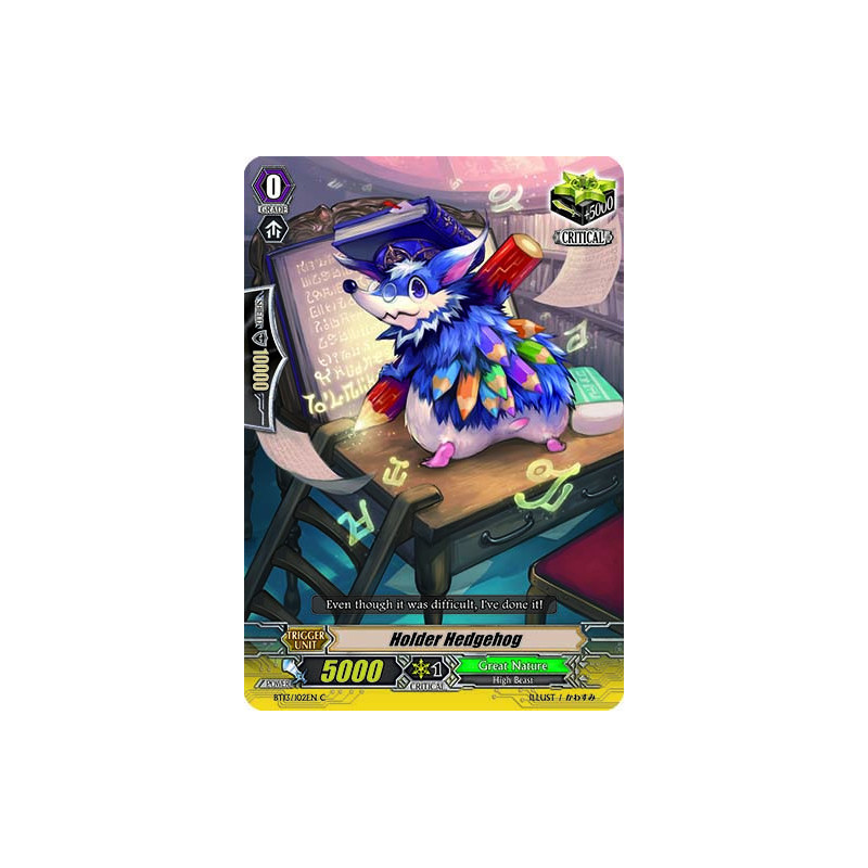 Vanguard_TCG_card_BT13_102EN_C_Holder_Hedgehog_Catastrophic_Outbreak