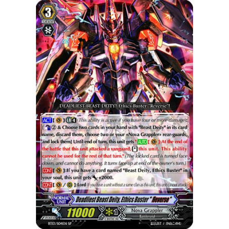 Vanguard_TCG_card_BT13_S04EN_SP_Deadliest_Beast_Deity_Ethics_Buster_Яeverse_Catastrophic_Outbreak