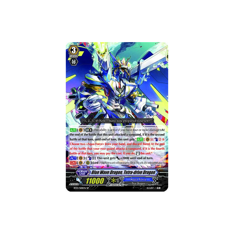 Vanguard_TCG_card_BT13_S08EN_SP_Blue_Wave_Dragon_Tetra-drive_Dragon_Catastrophic_Outbreak