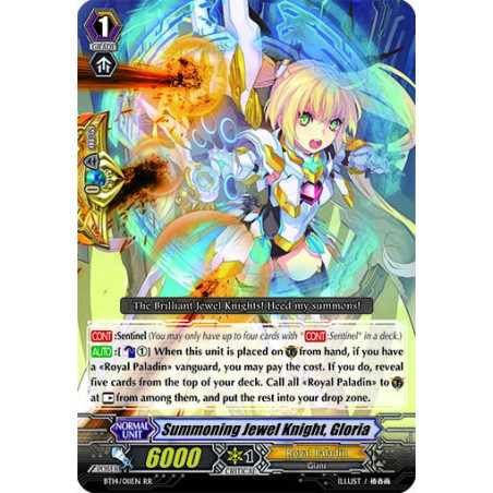 Vanguard_TCG_card_BT14_011EN_RR_Summoning_Jewel_Knight_Gloria_Brilliant_Strike