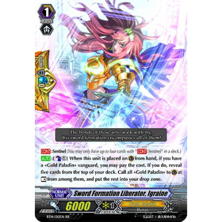 Vanguard_TCG_card_BT14_012EN_RR_Sword_Formation_Liberator_Igraine_Brilliant_Strike