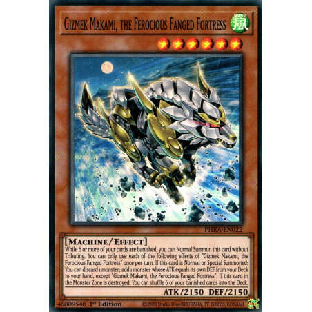 yu-gi-oh-tcg-phra-en022-sr-gizmek-makami-the-ferocious-fanged-fortress-phantom-rage