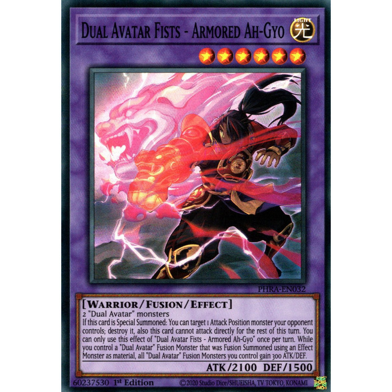 yu-gi-oh-tcg-phra-en032-sr-dual-avatar-fists-armored-ah-gyo-phantom-rage