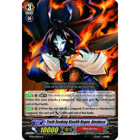 Vanguard_TCG_card_BT14_035EN_R_Truth_Seeking_Stealth_Rogue_Amakusa_Brilliant_Strike