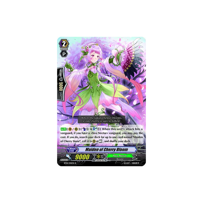 Vanguard_TCG_card_BT14_041EN_R_Maiden_of_Cherry_Bloom_Brilliant_Strike