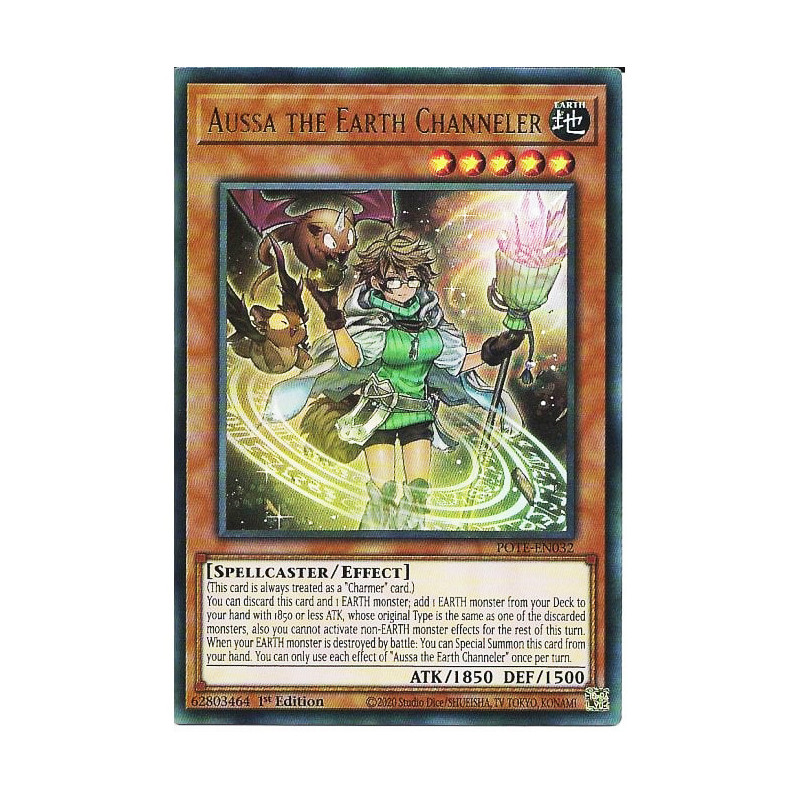yu-gi-oh-tcg-pote-en032-ur-aussa-the-earth-channeler-power-of-the-elements
