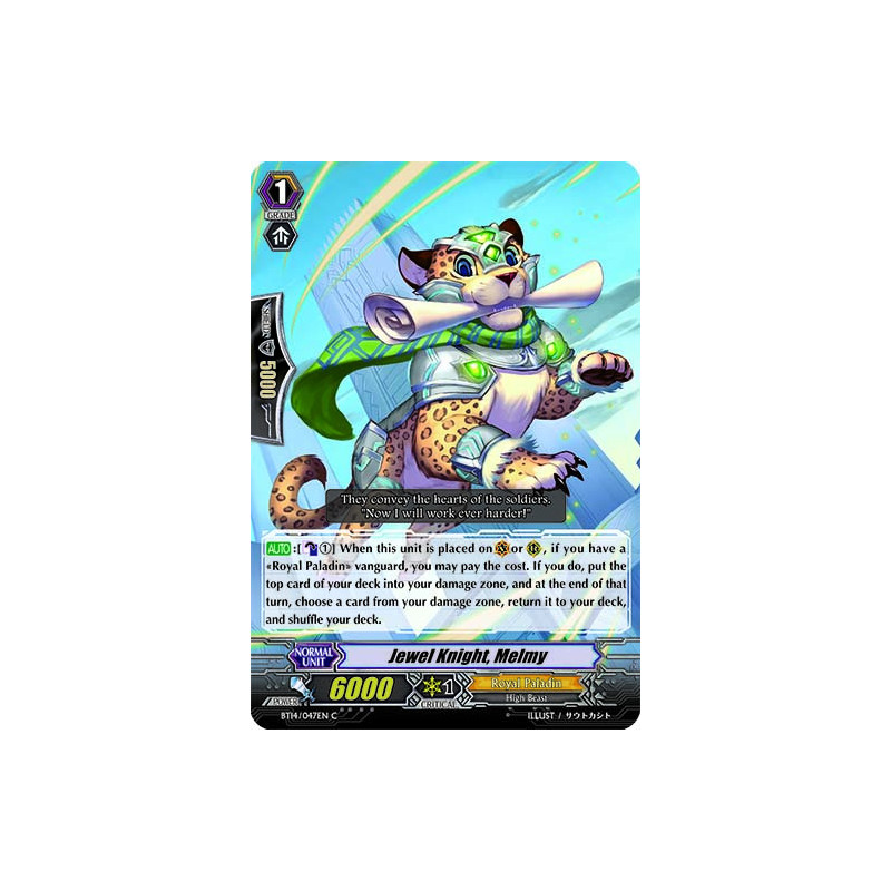 Vanguard_TCG_card_BT14_047EN_C_Jewel_Knight_Melmy_Brilliant_Strike