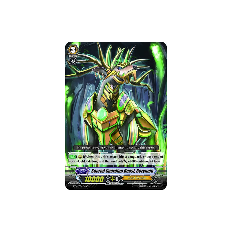 Vanguard_TCG_card_BT14_054EN_C_Sacred_Guardian_Beast_Ceryneia_Brilliant_Strike