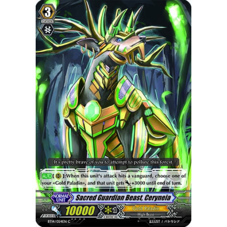 Vanguard_TCG_card_BT14_054EN_C_Sacred_Guardian_Beast_Ceryneia_Brilliant_Strike