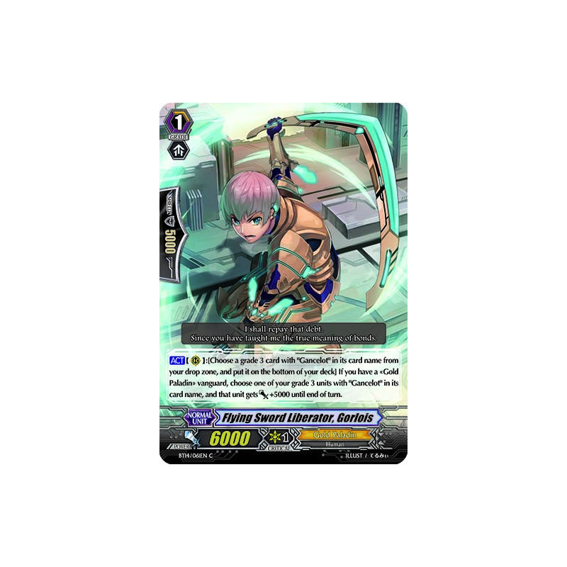 Vanguard_TCG_card_BT14_061EN_C_Flying_Sword_Liberator_Gorlois_Brilliant_Strike