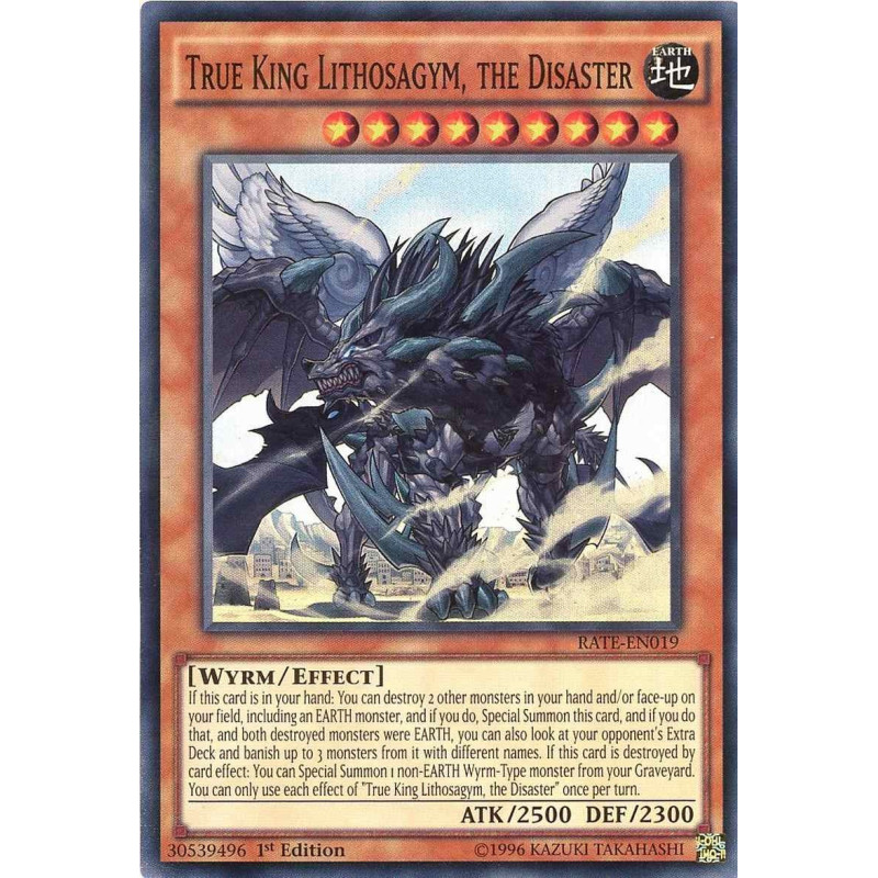 yu-gi-oh-tcg-rate-en019-sr-true-king-lithosagym-the-disaster-raging-tempest