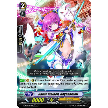 Vanguard_TCG_card_BT14_070EN_C_Battle_Maiden_Kayanarumi_Brilliant_Strike