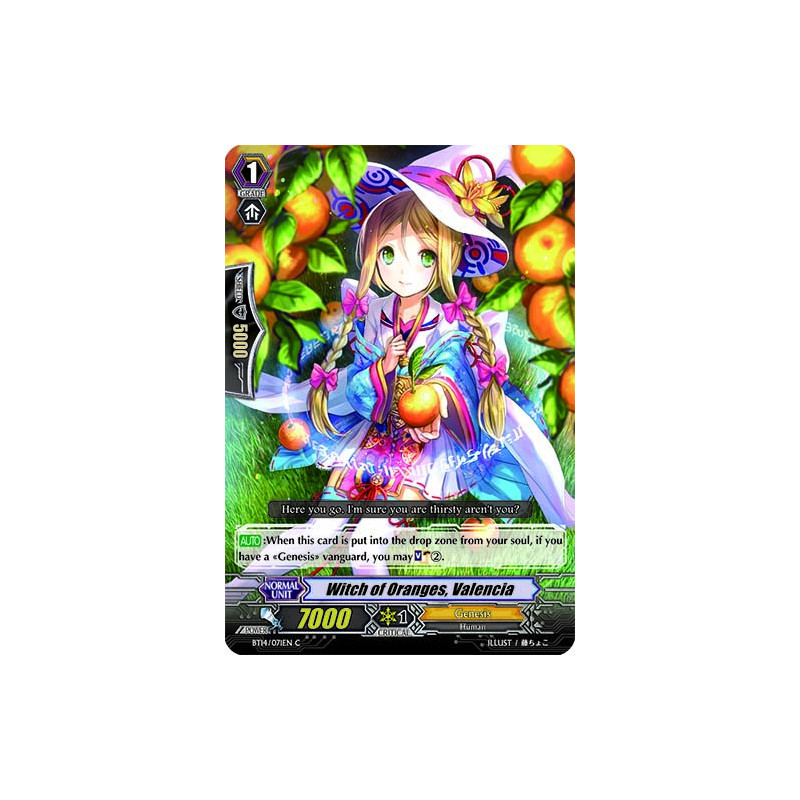 Vanguard_TCG_card_BT14_071EN_C_Witch_of_Oranges_Valencia_Brilliant_Strike